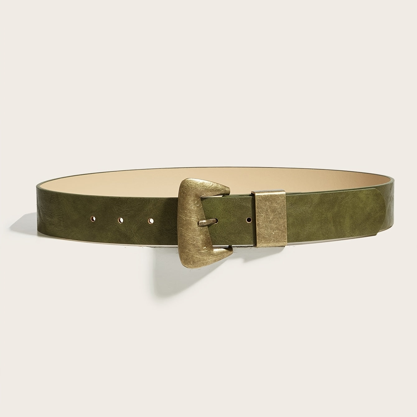 Ceinture Verte en Simili Cuir pour Femme Edwige — visuel 3