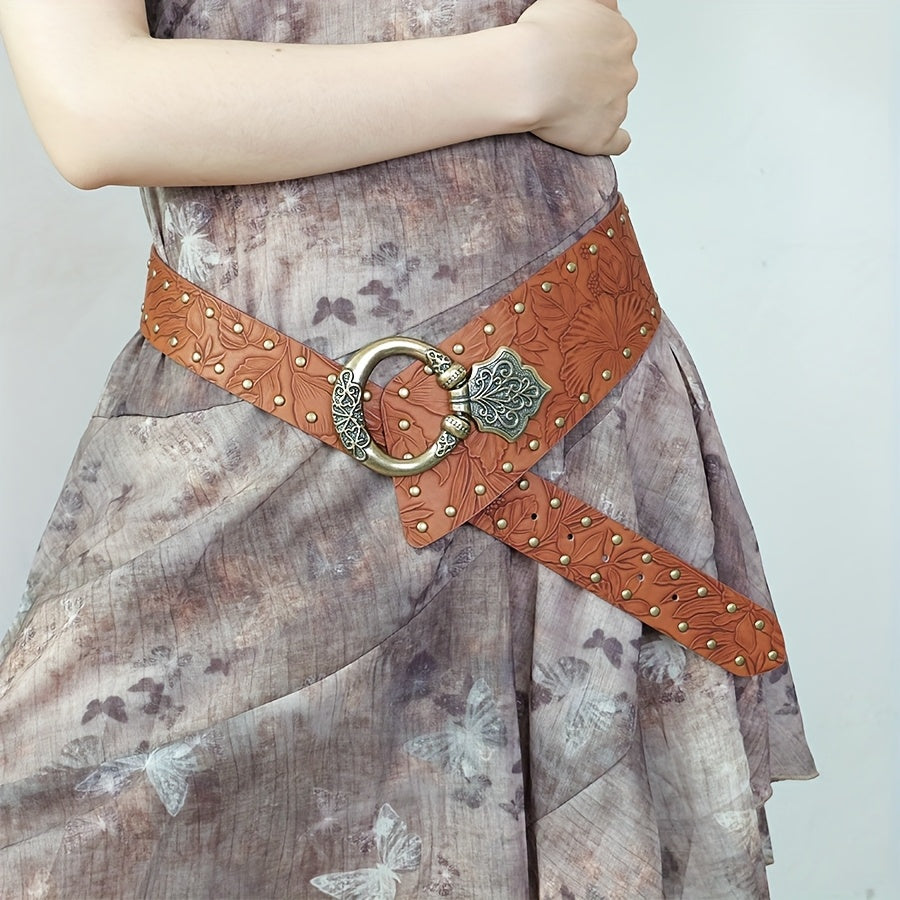 Ceinture Western en Simili Cuir pour Femme Amelie — visuel 3