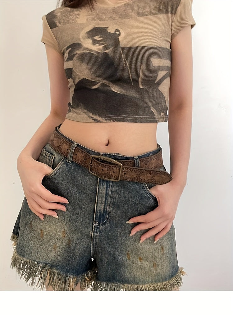 Ceinture Western en Simili Cuir pour Femme Coralie — visuel 1