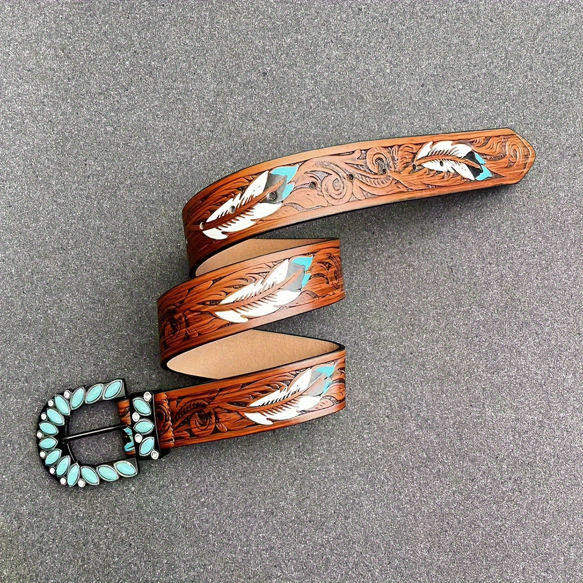 Ceinture Western en Simili Cuir pour Femme Marthe — visuel 4