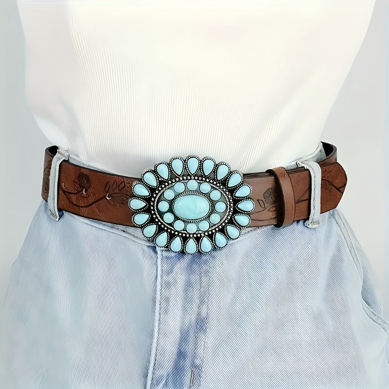Ceinture Western en Simili Cuir pour Femme Viareggio — visuel 2