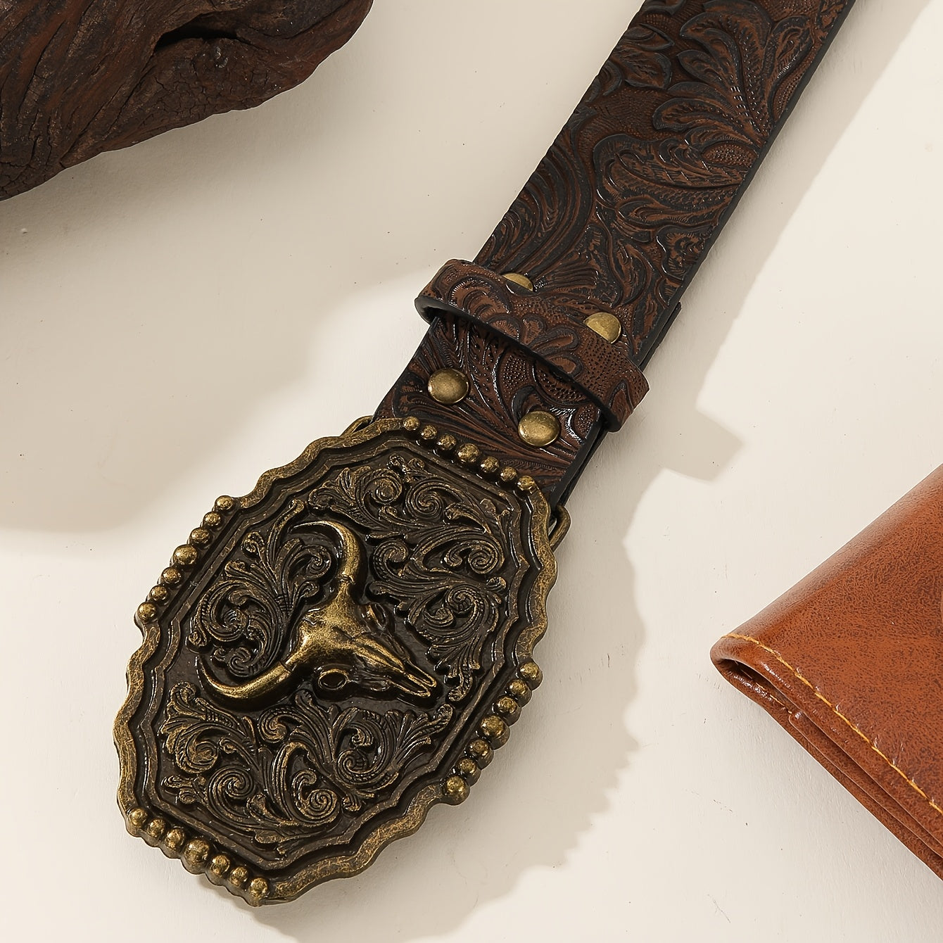 Ceinture Western en Simili Cuir pour Homme Durham — visuel 5