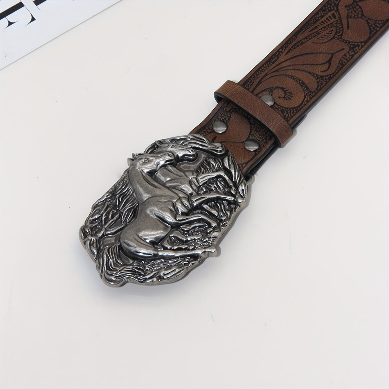 Ceinture Western en Simili Cuir pour Homme Eindhoven — visuel 2