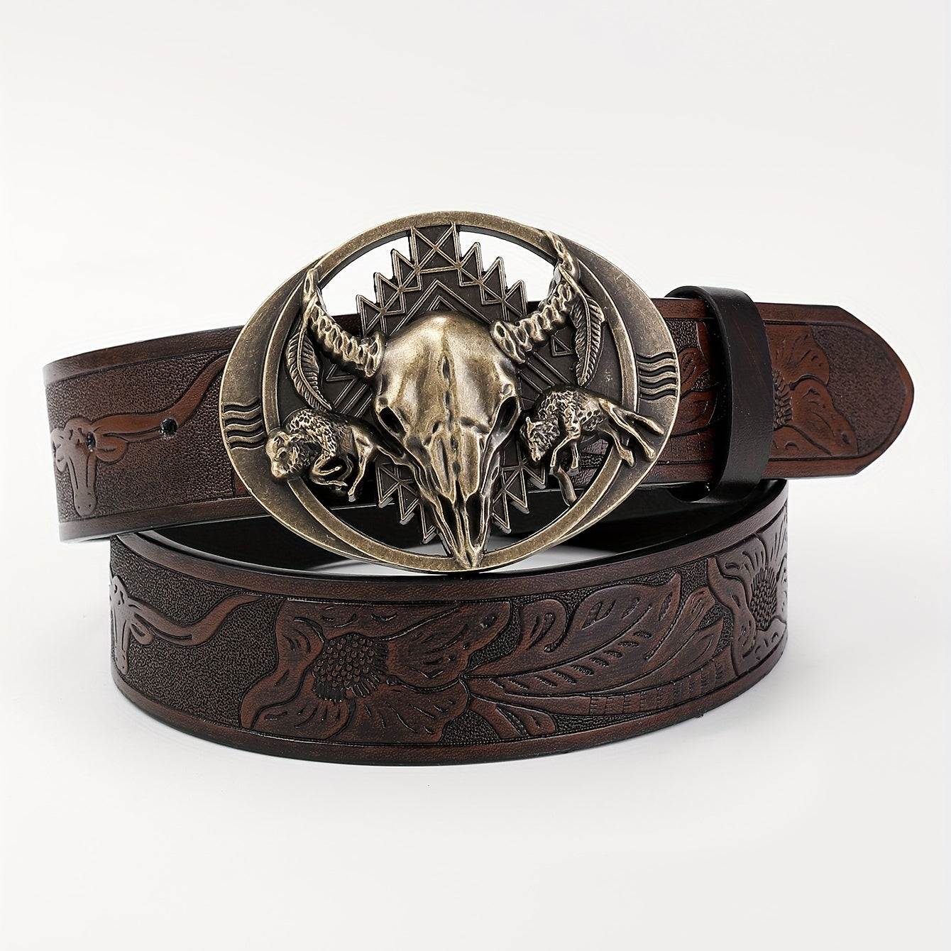 Ceinture Western en Simili Cuir pour Homme Fribourg — visuel 1