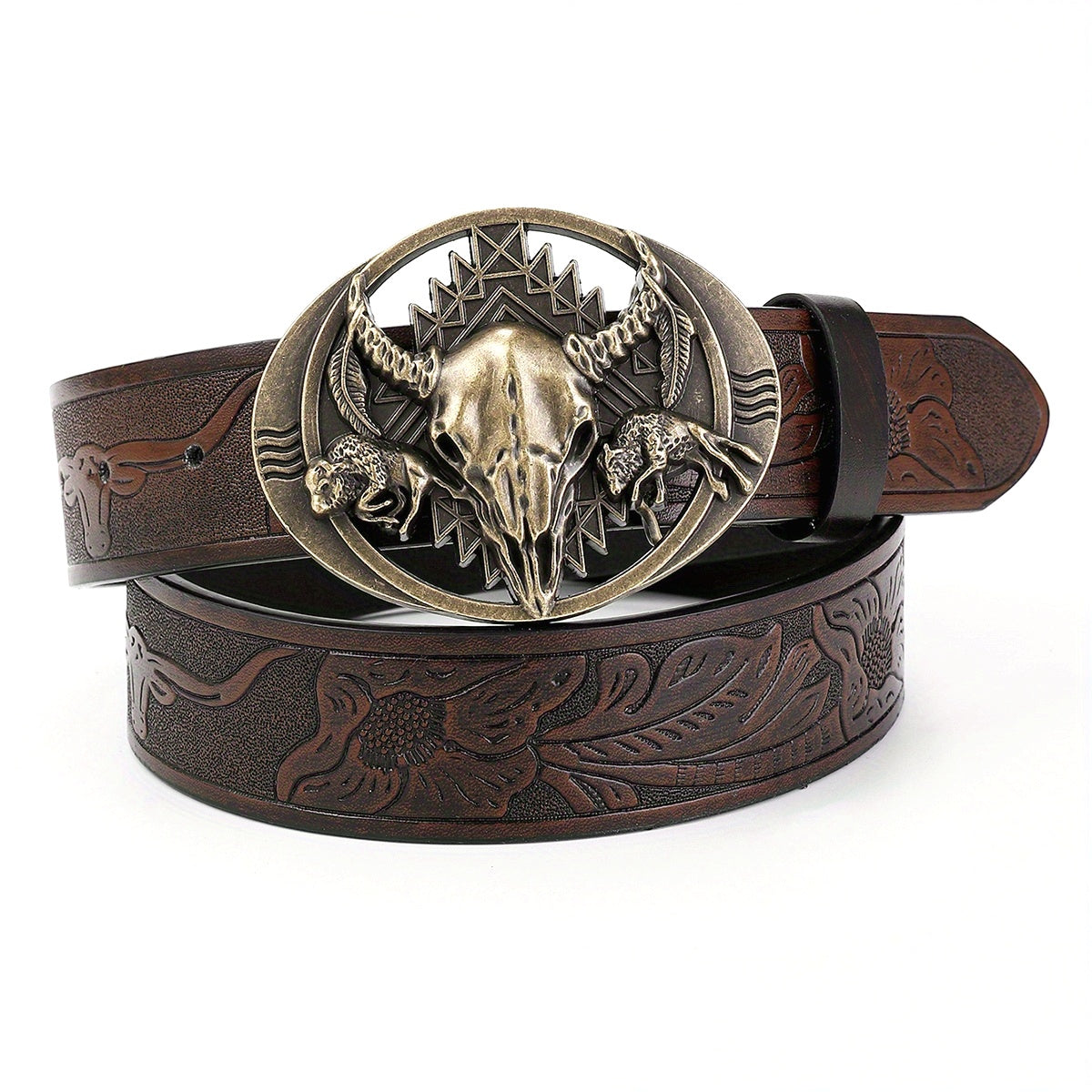 Ceinture Western en Simili Cuir pour Homme Fribourg — visuel 3