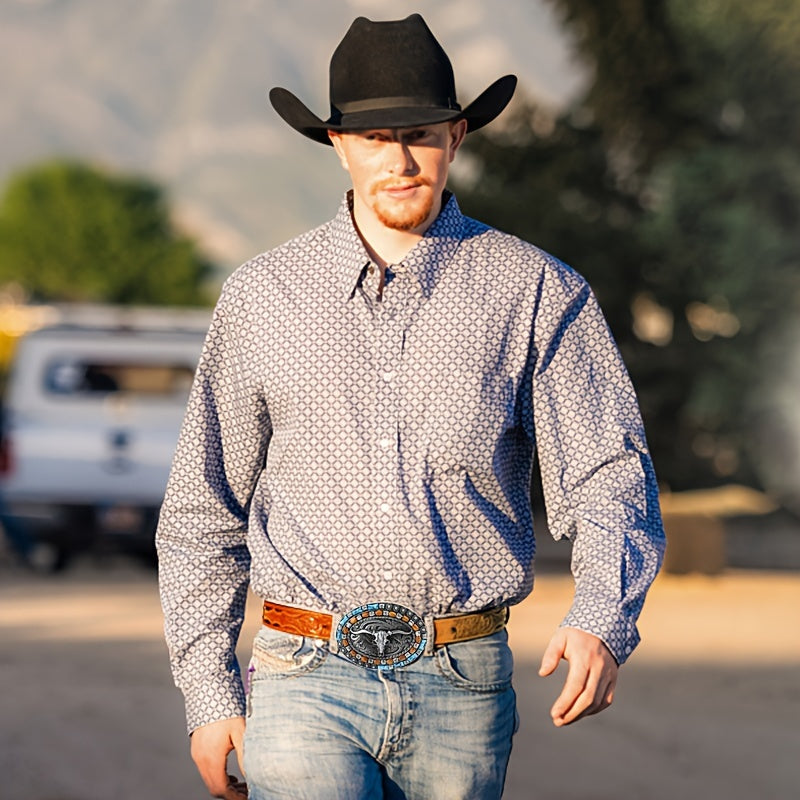 Ceinture Western en Simili Cuir pour Homme Gijon — visuel 1