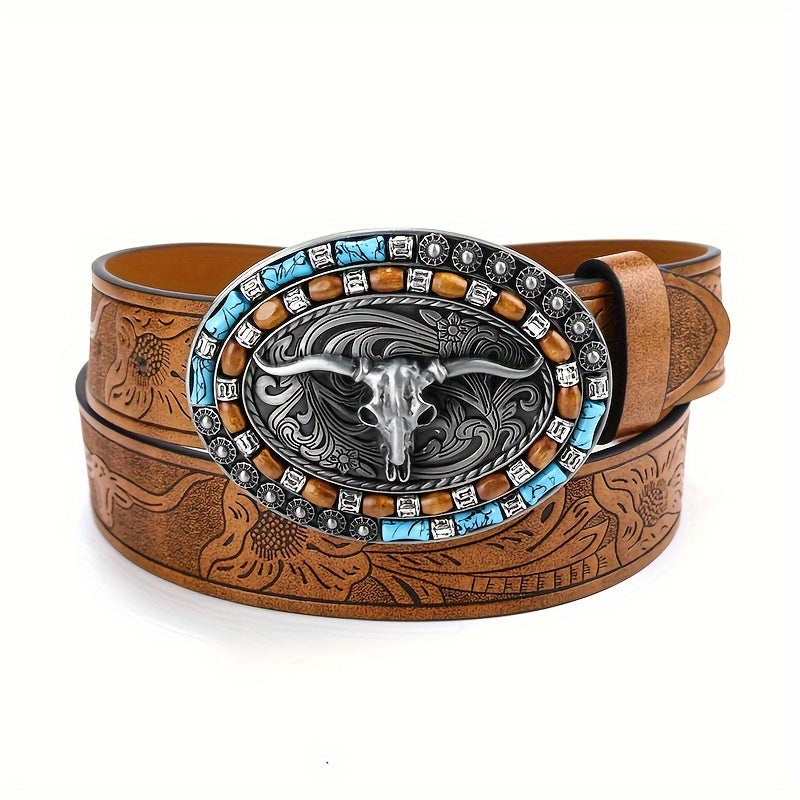 Ceinture Western en Simili Cuir pour Homme Gijon — visuel 2