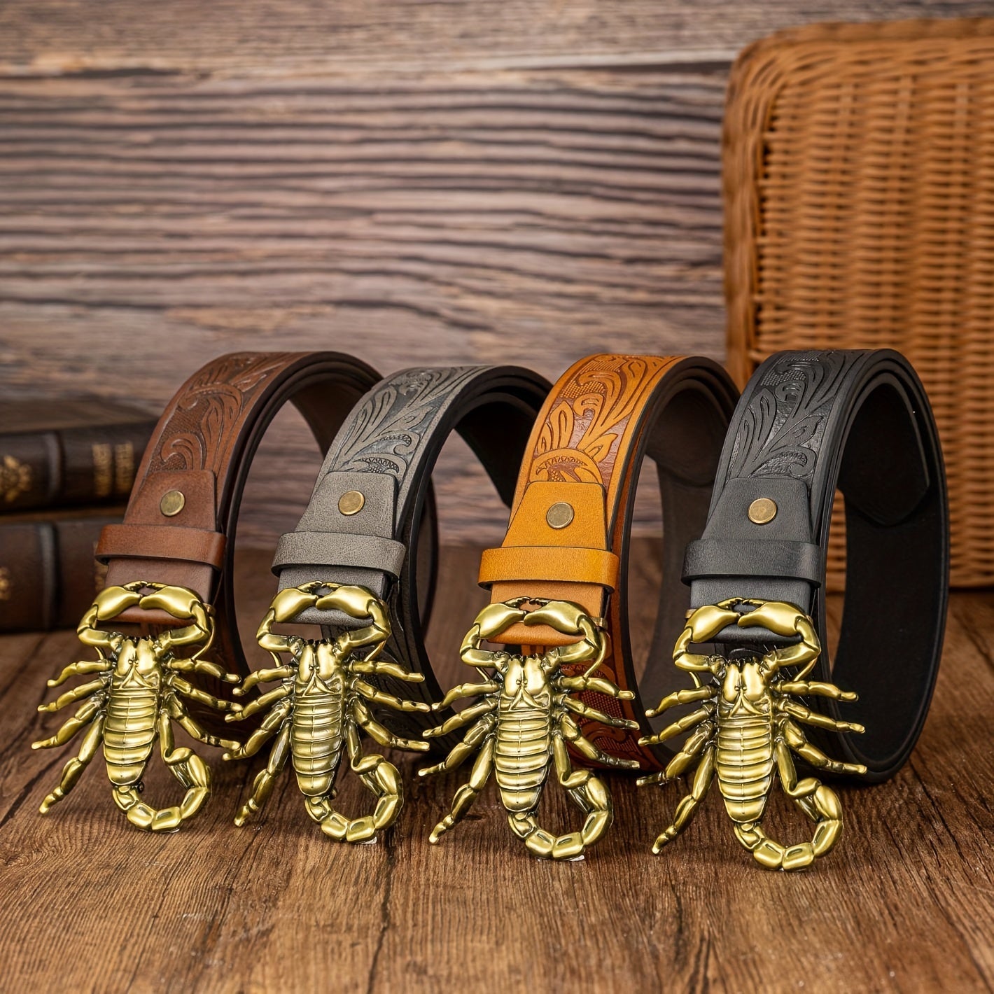Ceinture Western en Simili Cuir pour Homme Glasgow — visuel 1
