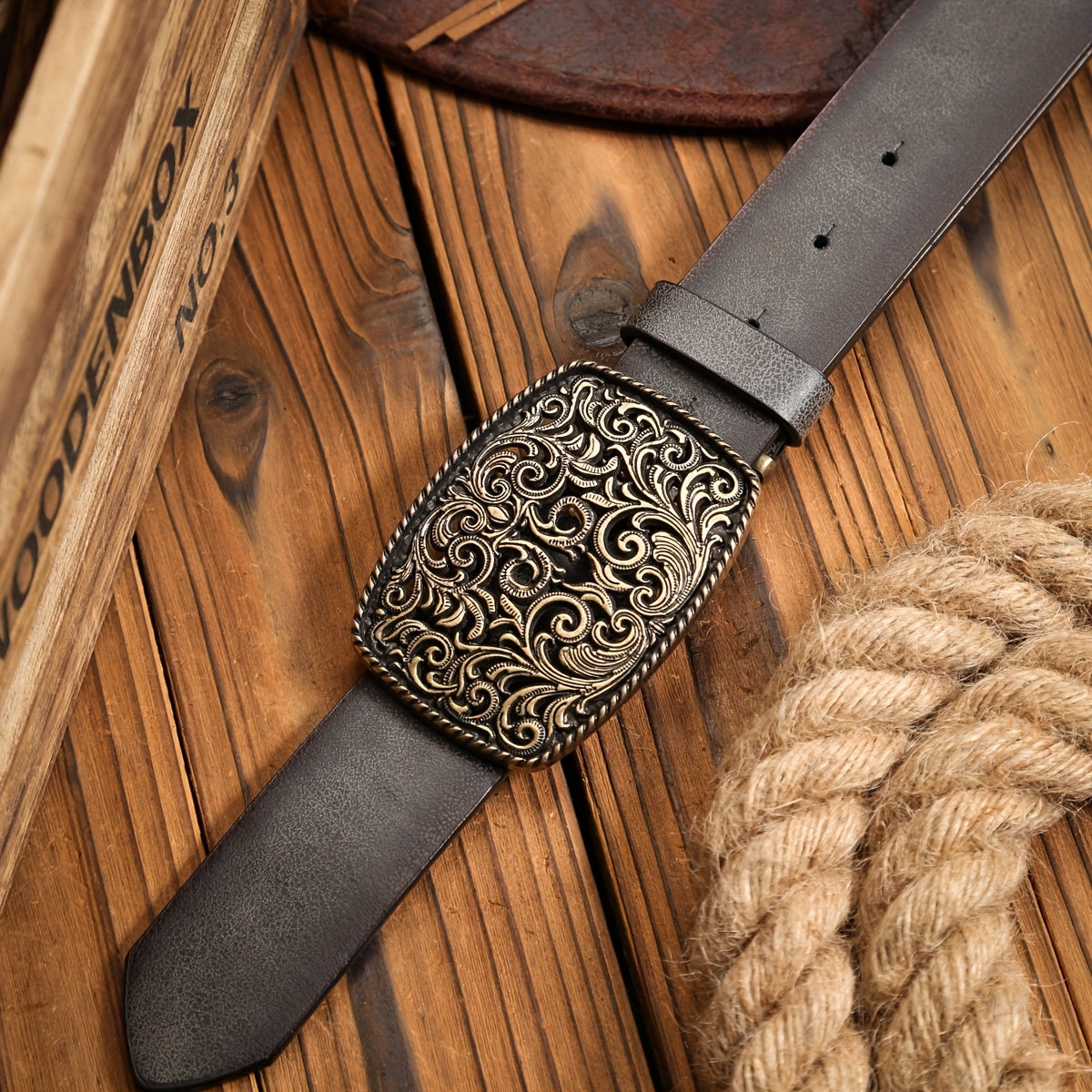 Ceinture Western en Simili Cuir pour Homme Goteborg — visuel 3