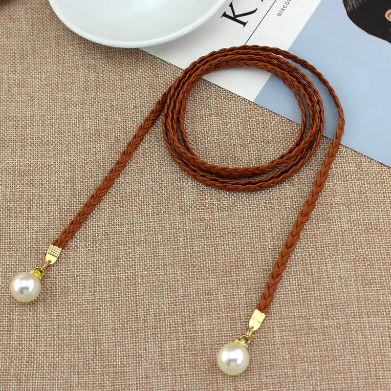 Ceinture Tressée Fine - Bari