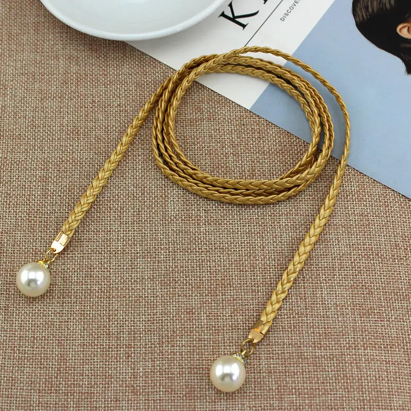 Ceinture Tressée Fine - Bari