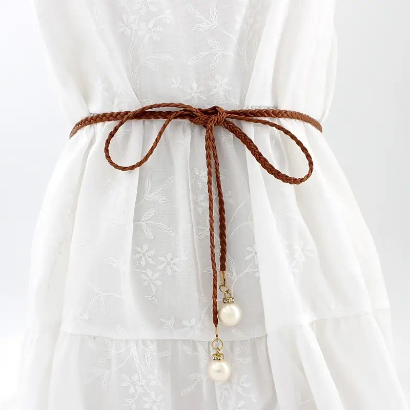 Ceinture Tressée Fine - Bari