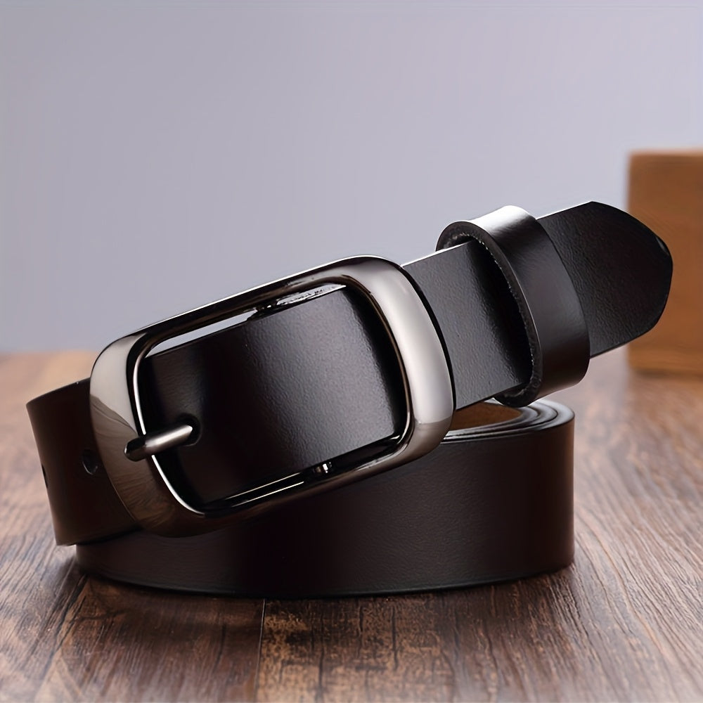 Ceinture à Boucle Classique en Simili Cuir pour Femme - Marceline