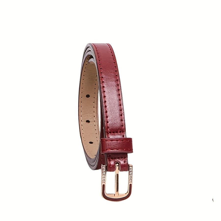 Ceinture à Strass en Simili Cuir pour Femme - Violaine