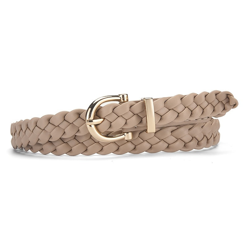 Ceinture Tressée en Simili Cuir pour Femme - Bastienne