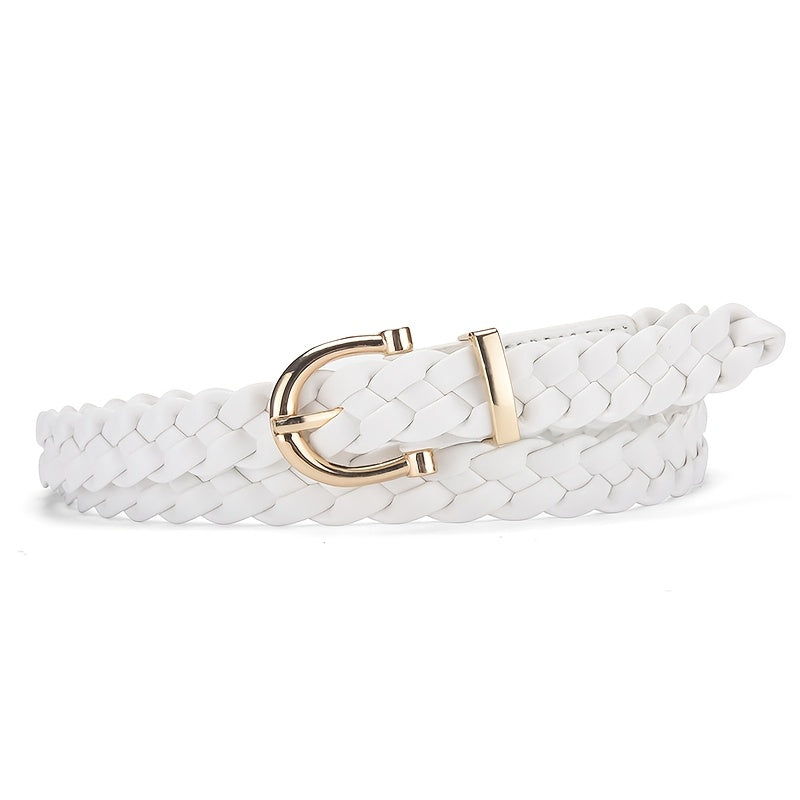 Ceinture Tressée en Simili Cuir pour Femme - Bastienne