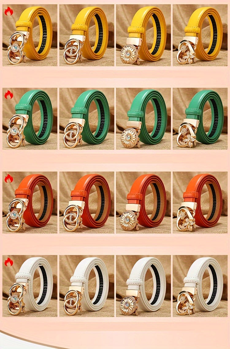 Ceinture Automatique en Simili Cuir pour Femme - Thaïs