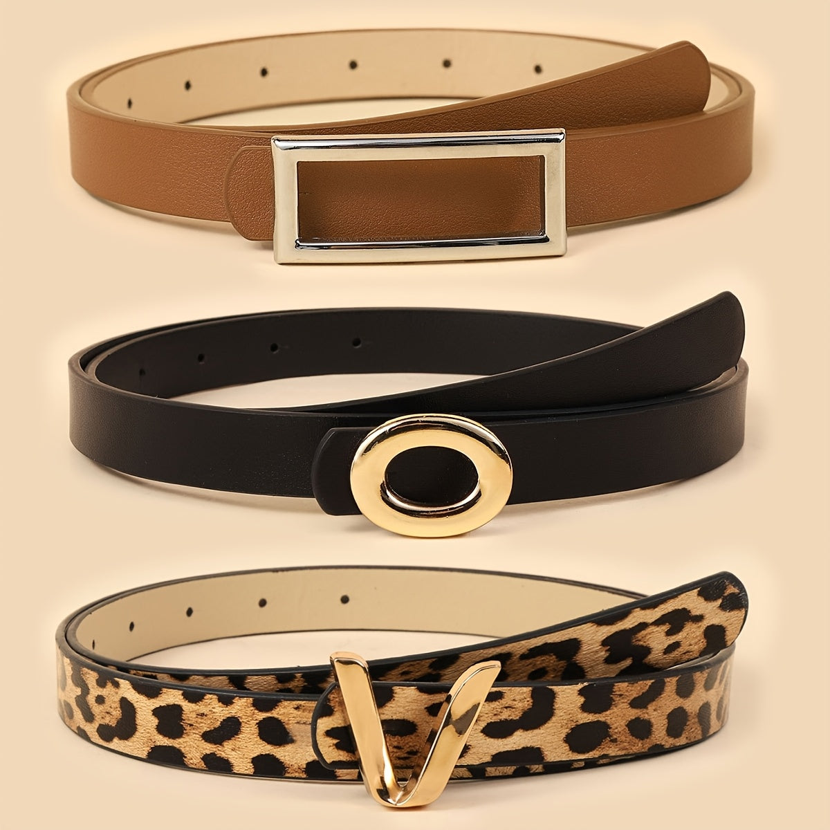 Ceinture Fine en Simili Cuir pour Femme - Firmine
