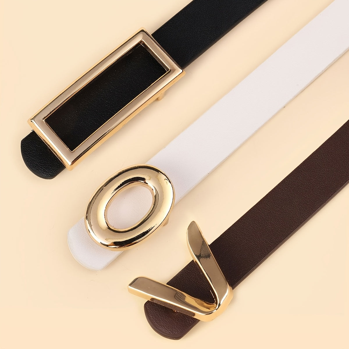 Ceinture Fine en Simili Cuir pour Femme - Firmine