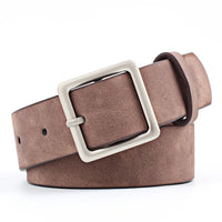 Ceinture en Cuir pour Femme, marron