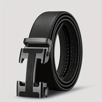 Ceinture En Cuir Homme, noir