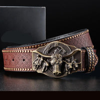 Ceinture Western Homme, marron