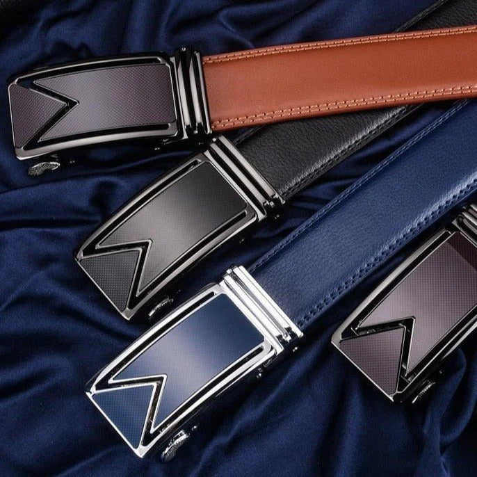 Ceinture de costume automatique en cuir Roma