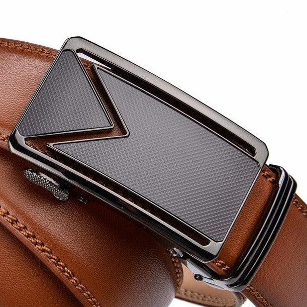 Ceinture de costume automatique en cuir Roma