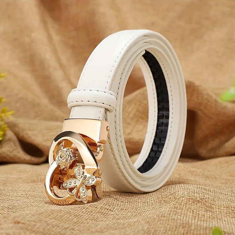 Ceinture Automatique en Simili Cuir pour Femme - Thaïs