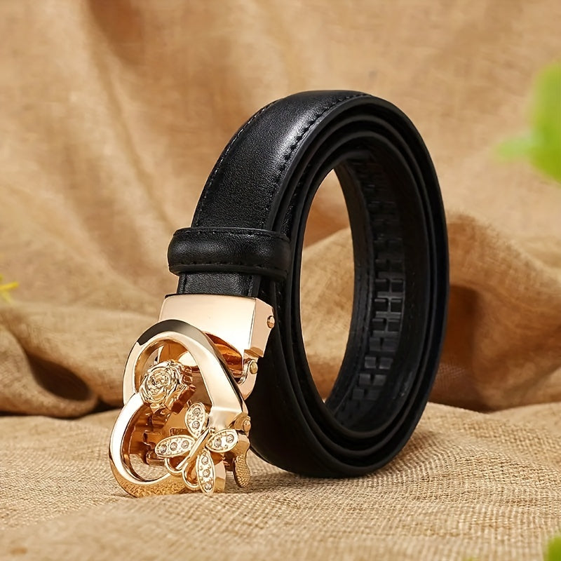 Ceinture Automatique en Simili Cuir pour Femme - Thaïs