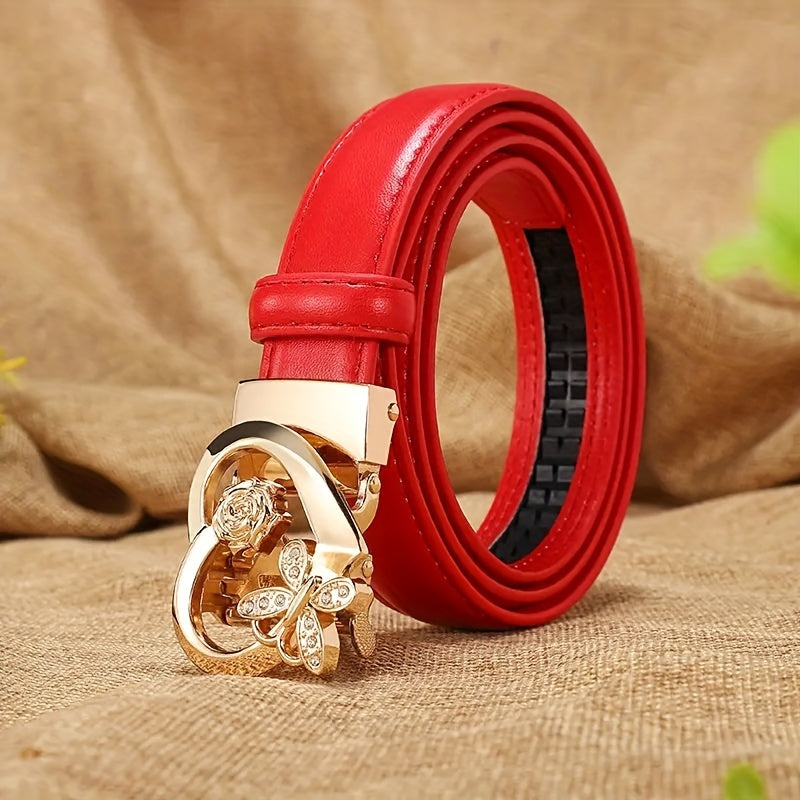 Ceinture Automatique en Simili Cuir pour Femme - Thaïs