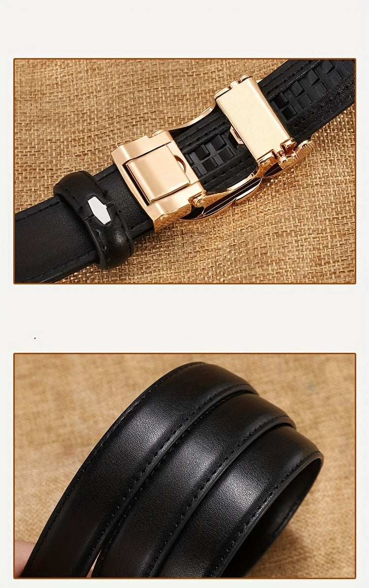 Ceinture Automatique en Simili Cuir pour Femme - Thaïs