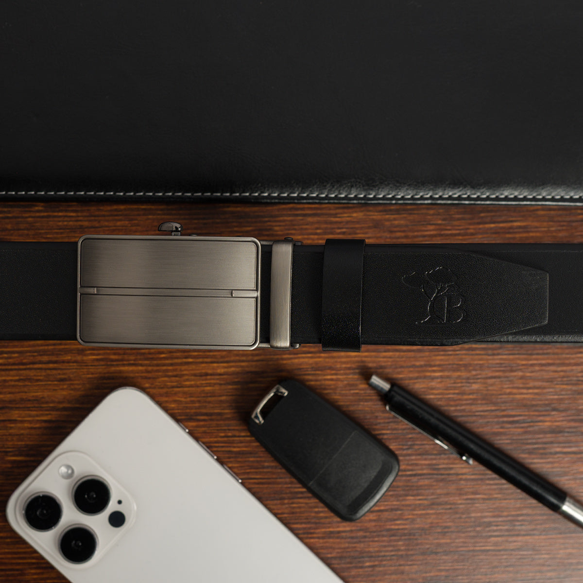 Ceinture Automatique en Cuir pour Homme Cédric — visuel 6