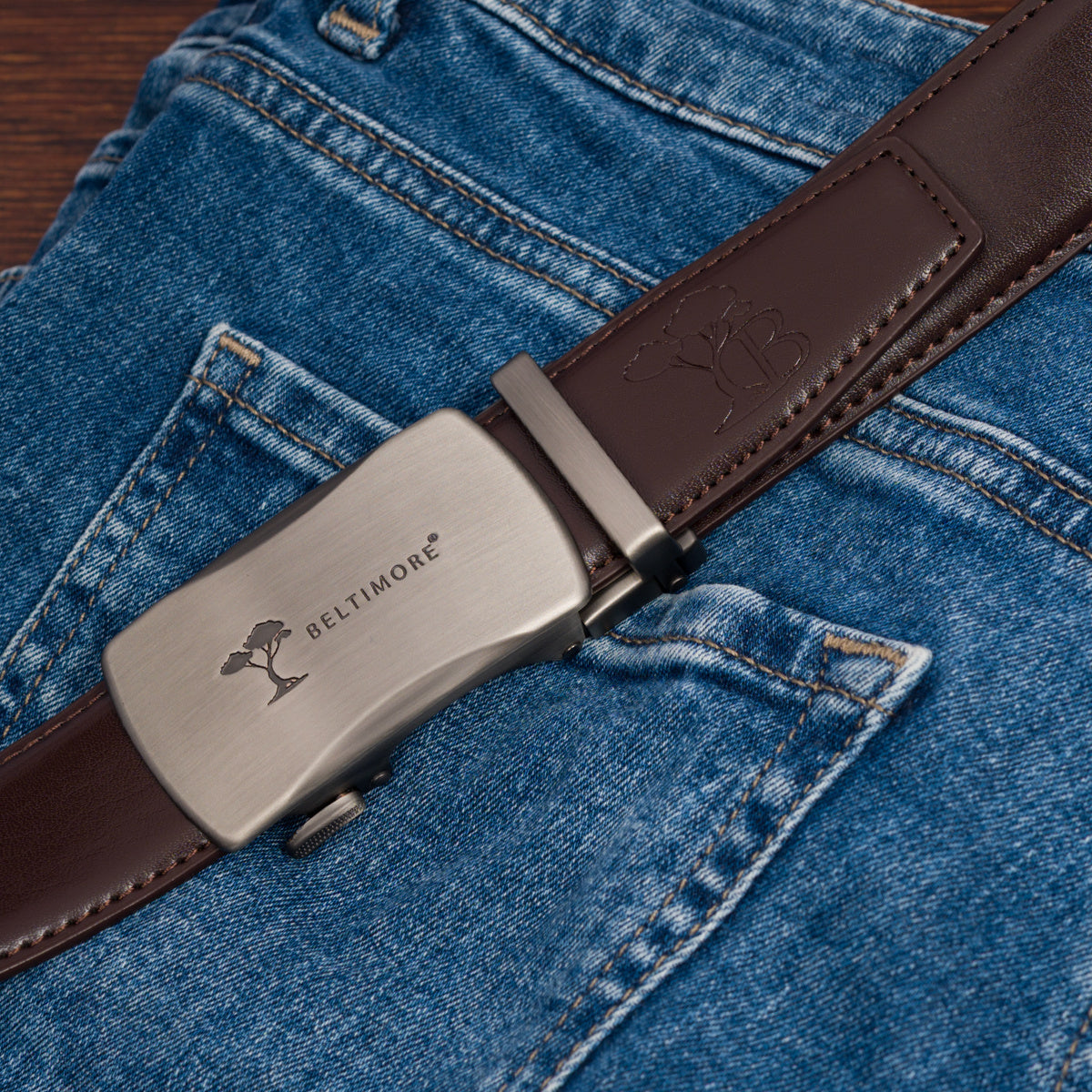 Ceinture Automatique en Cuir pour Homme Tancrède — visuel 17