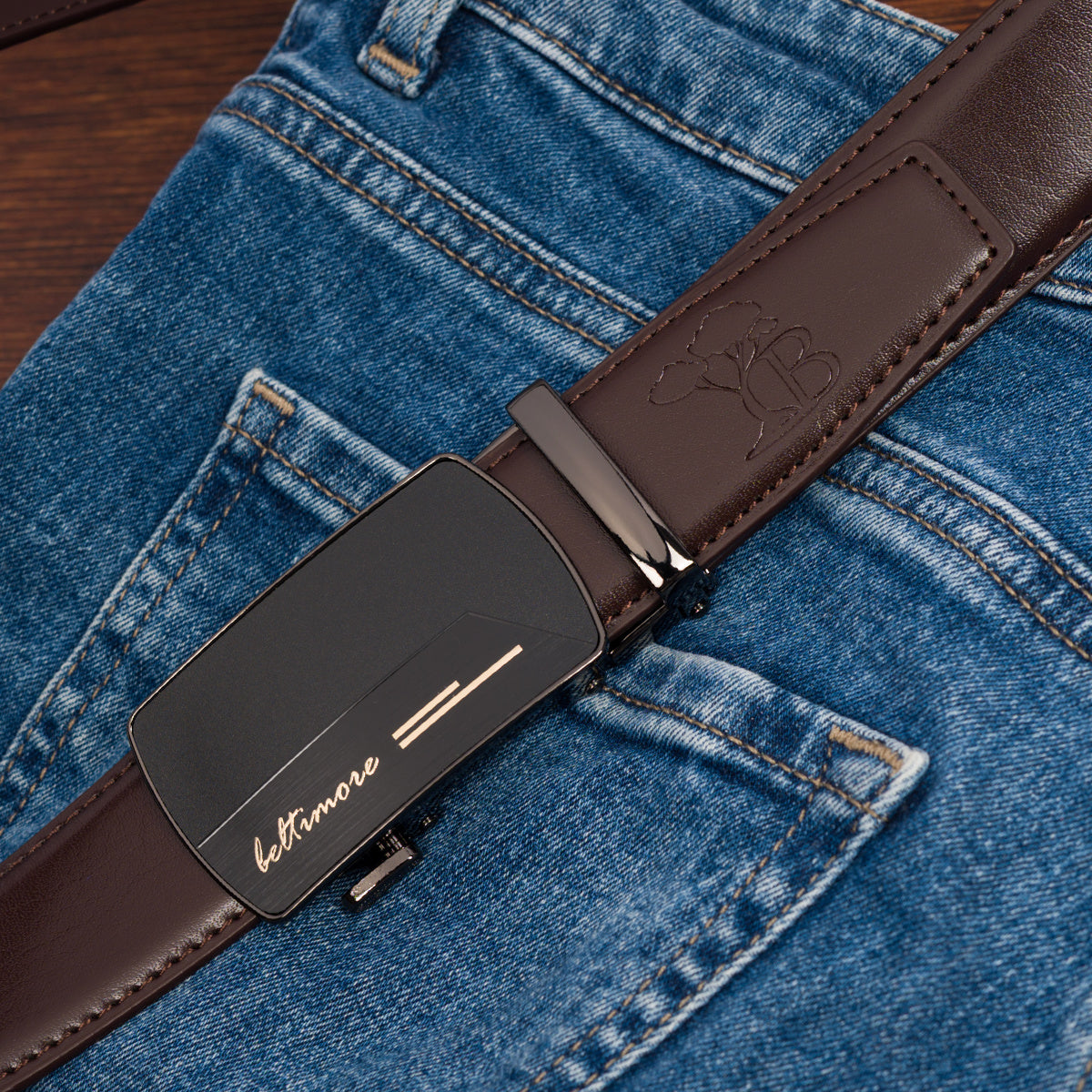 Ceinture Automatique en Cuir pour Homme Wilfried — visuel 10