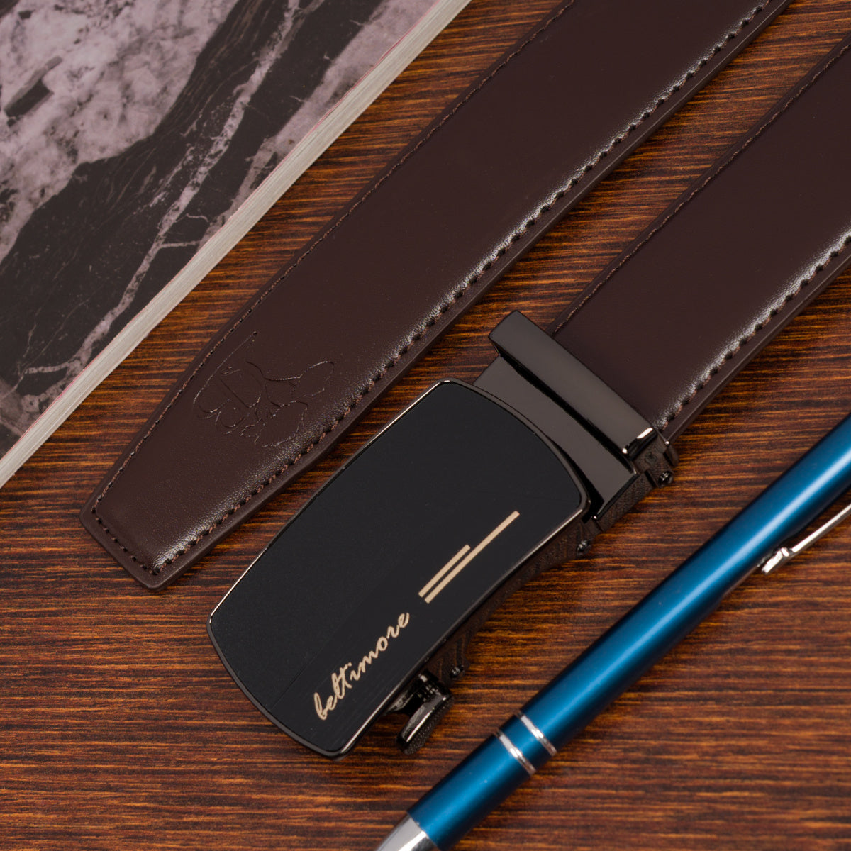 Ceinture Automatique en Cuir pour Homme Wilfried — visuel 13