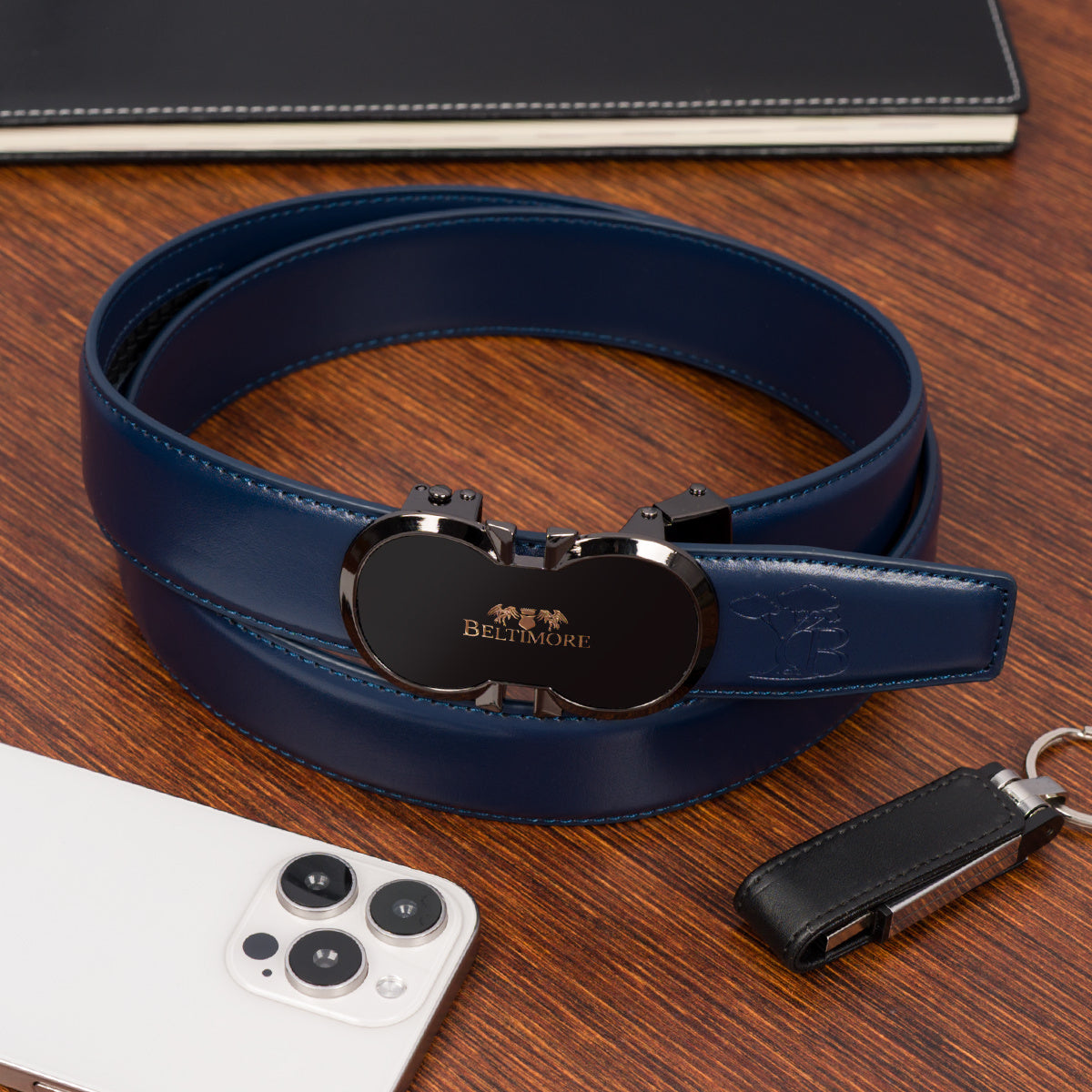 Ceinture Automatique Luxe pour Homme Zacharie — visuel 17