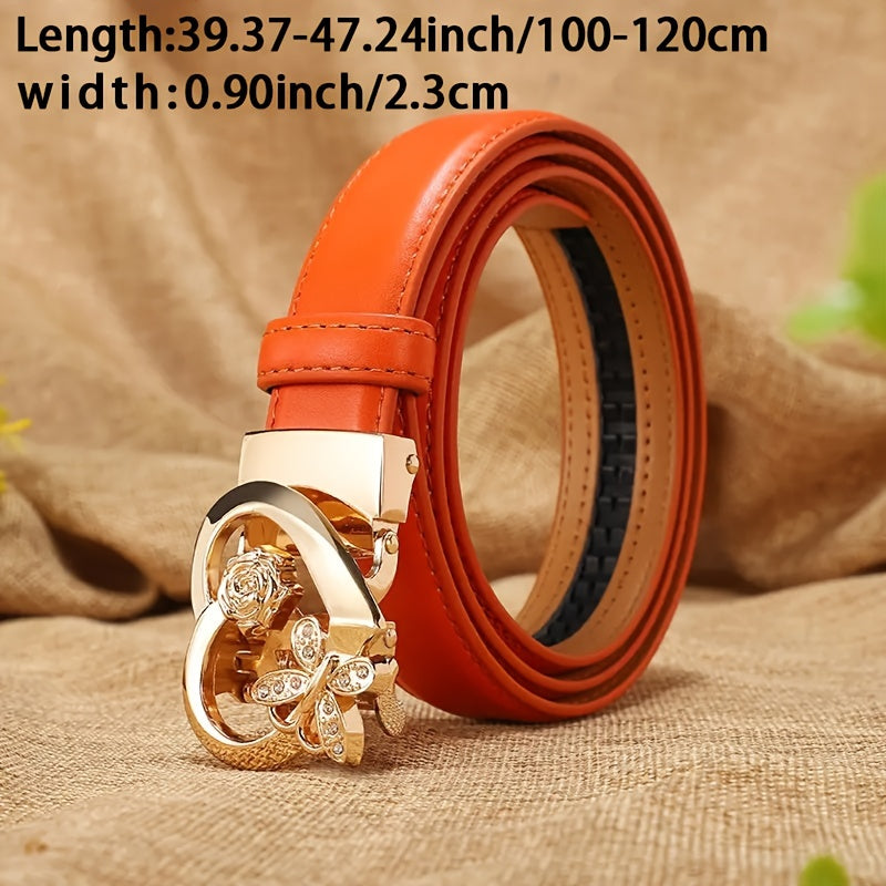 Ceinture Automatique en Simili Cuir pour Femme Thaïs — visuel 24