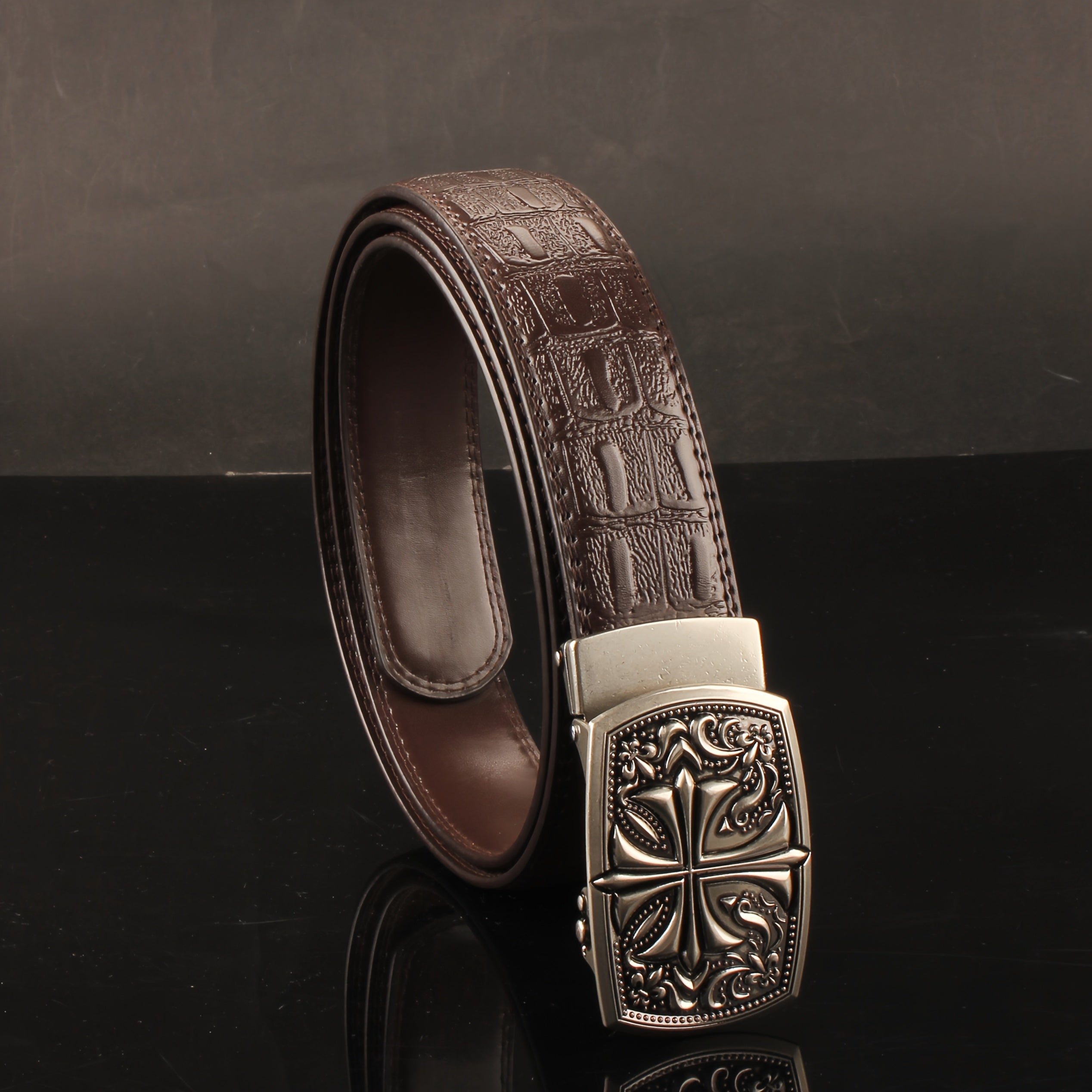 Ceinture Automatique en Simili Cuir pour Homme Loïc — visuel 2