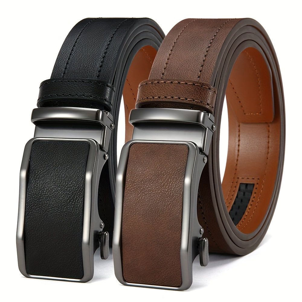 Ceinture Automatique en Simili Cuir pour Homme Percival — visuel 4