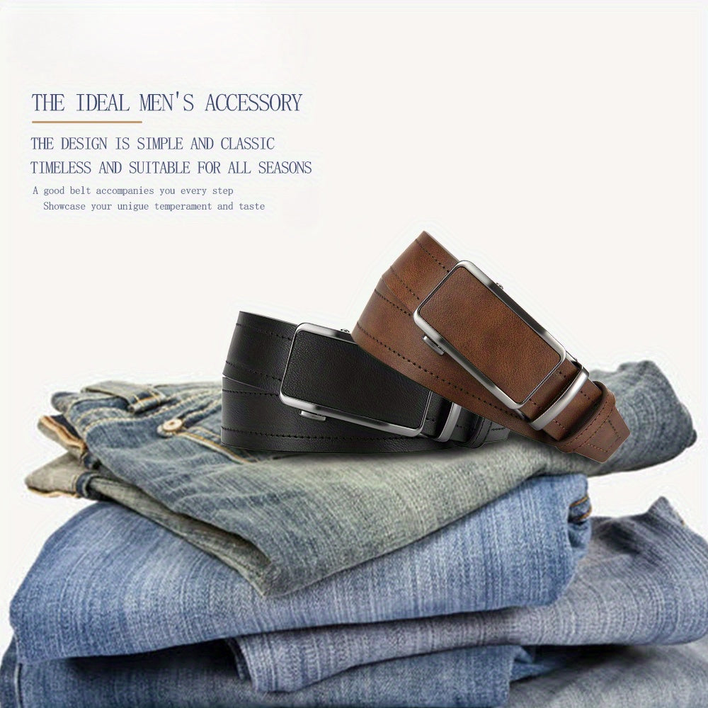 Ceinture Automatique en Simili Cuir pour Homme Percival — visuel 8
