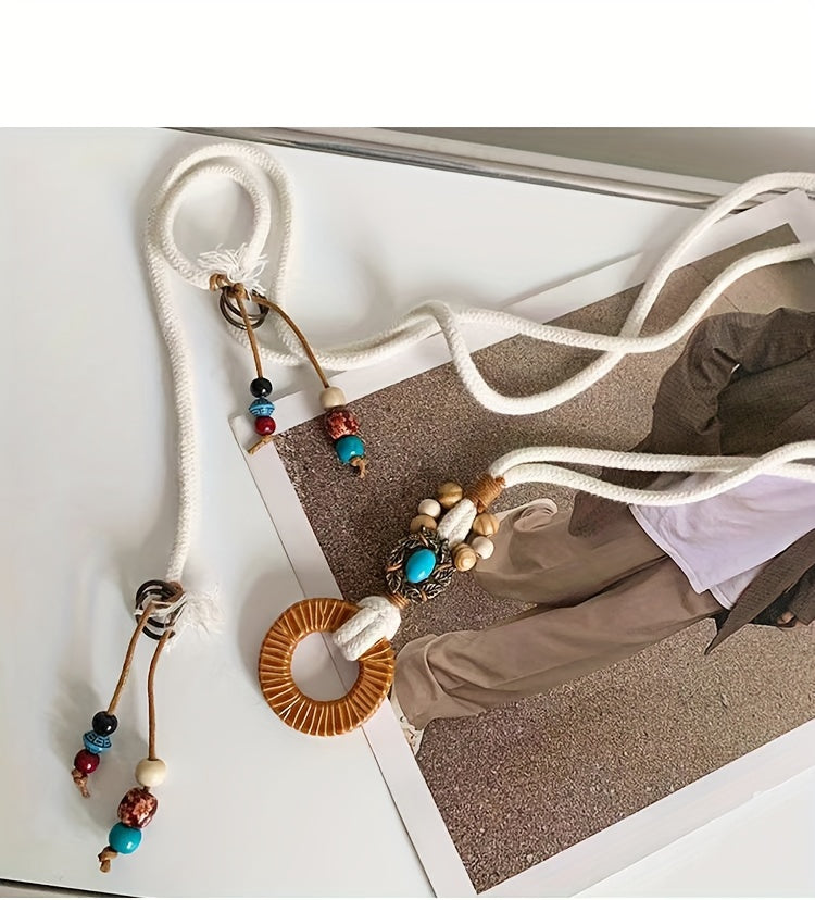 Ceinture Beige en Simili Cuir pour Femme Ischia — visuel 4