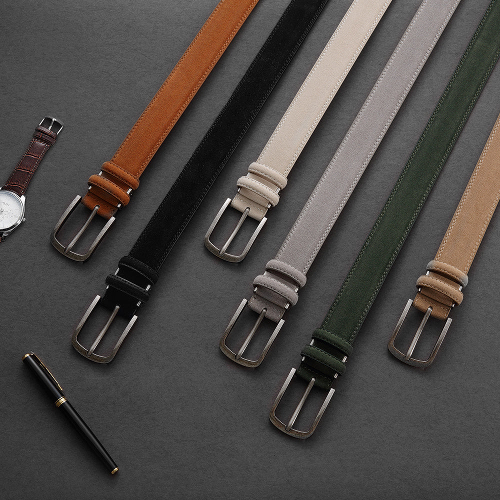 Ceinture Beige en Simili Cuir pour Homme Georges — visuel 1