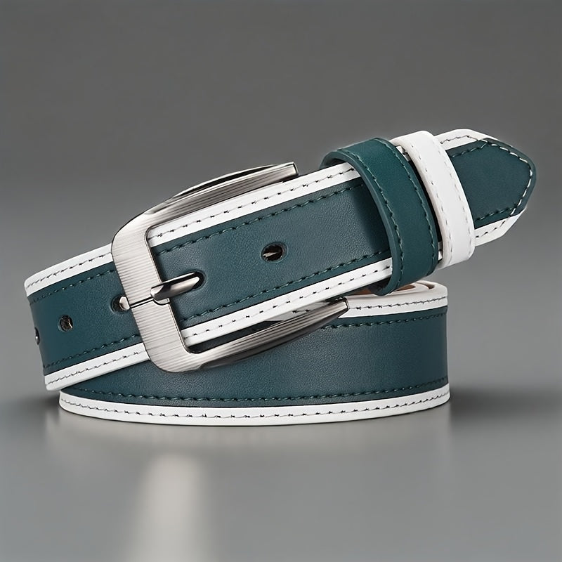 Ceinture Blanche en Simili Cuir pour Homme Thomas — visuel 2