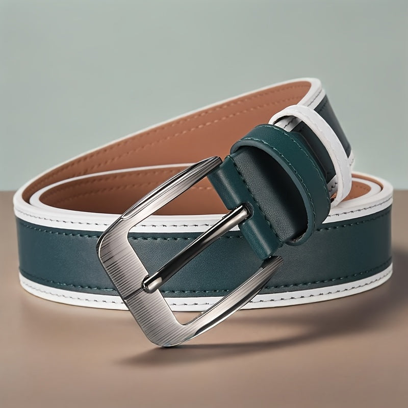 Ceinture Blanche en Simili Cuir pour Homme Thomas — visuel 4