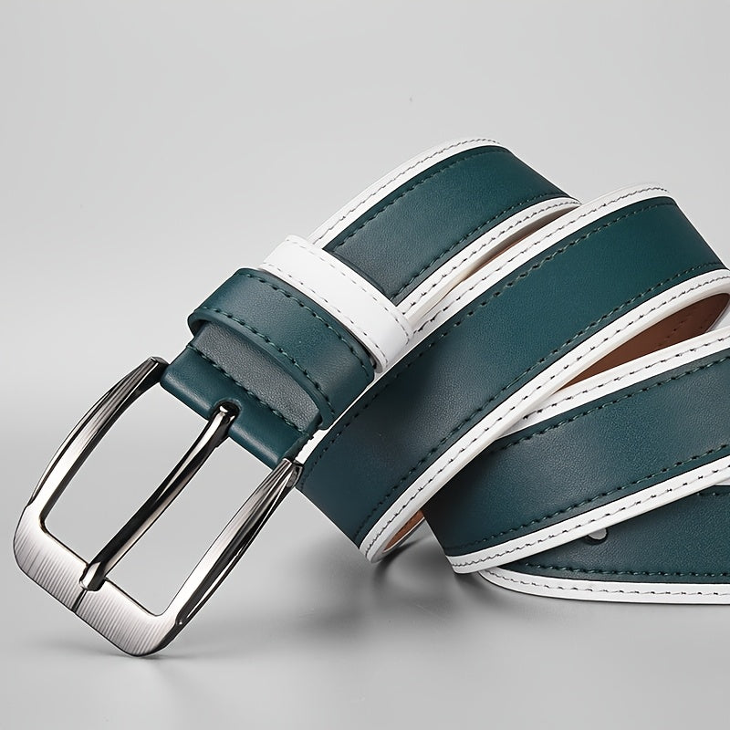 Ceinture Blanche en Simili Cuir pour Homme Thomas — visuel 7