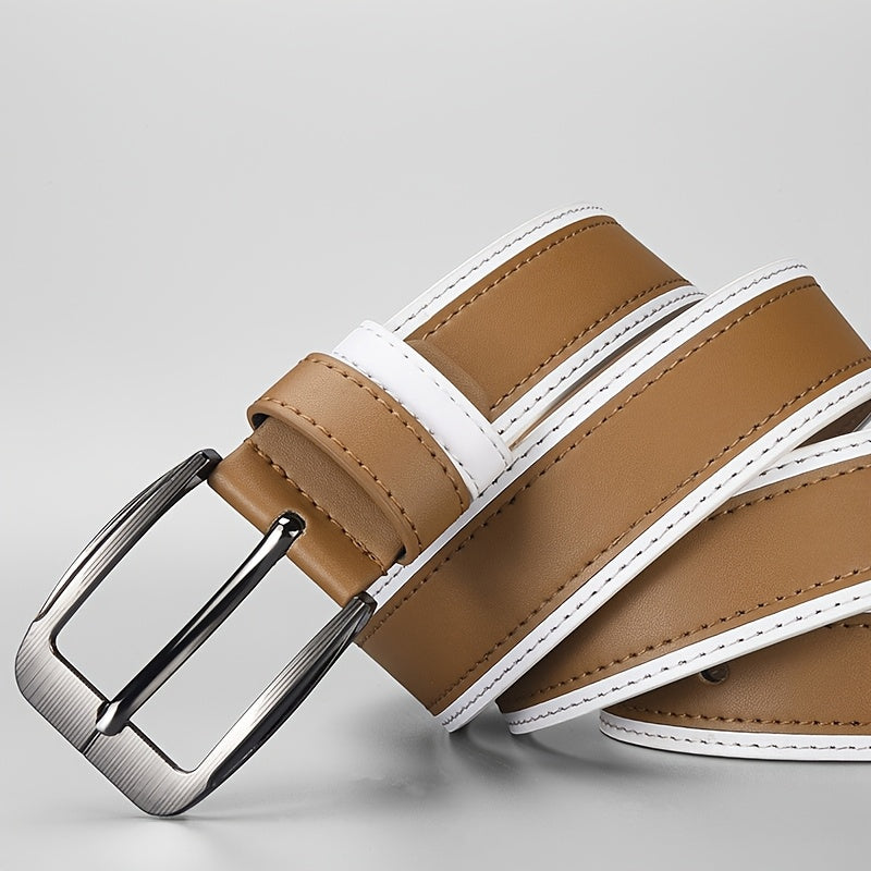 Ceinture Blanche en Simili Cuir pour Homme Thomas — visuel 8