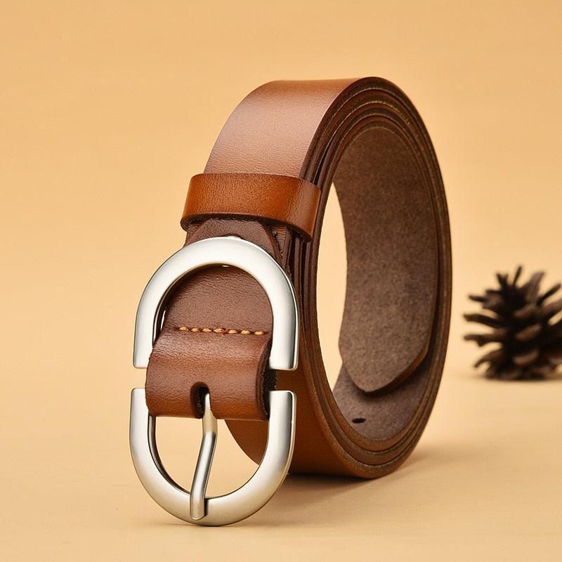 Ceinture à Boucle Classique en Cuir pour Femme Adeline — visuel 9