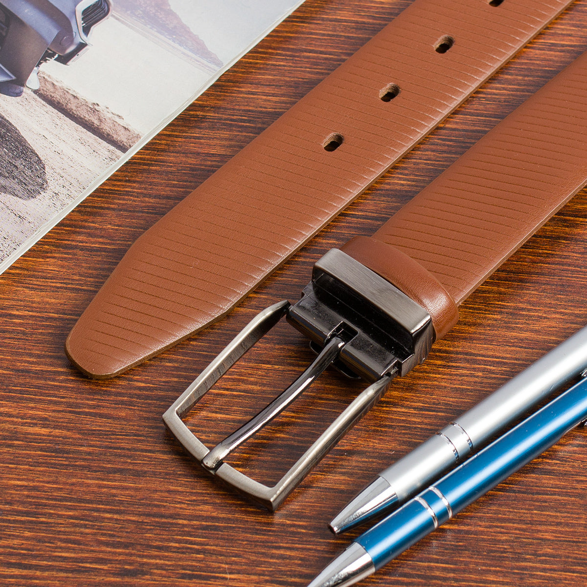 Ceinture à Boucle Classique en Cuir pour Femme Aline — visuel 11