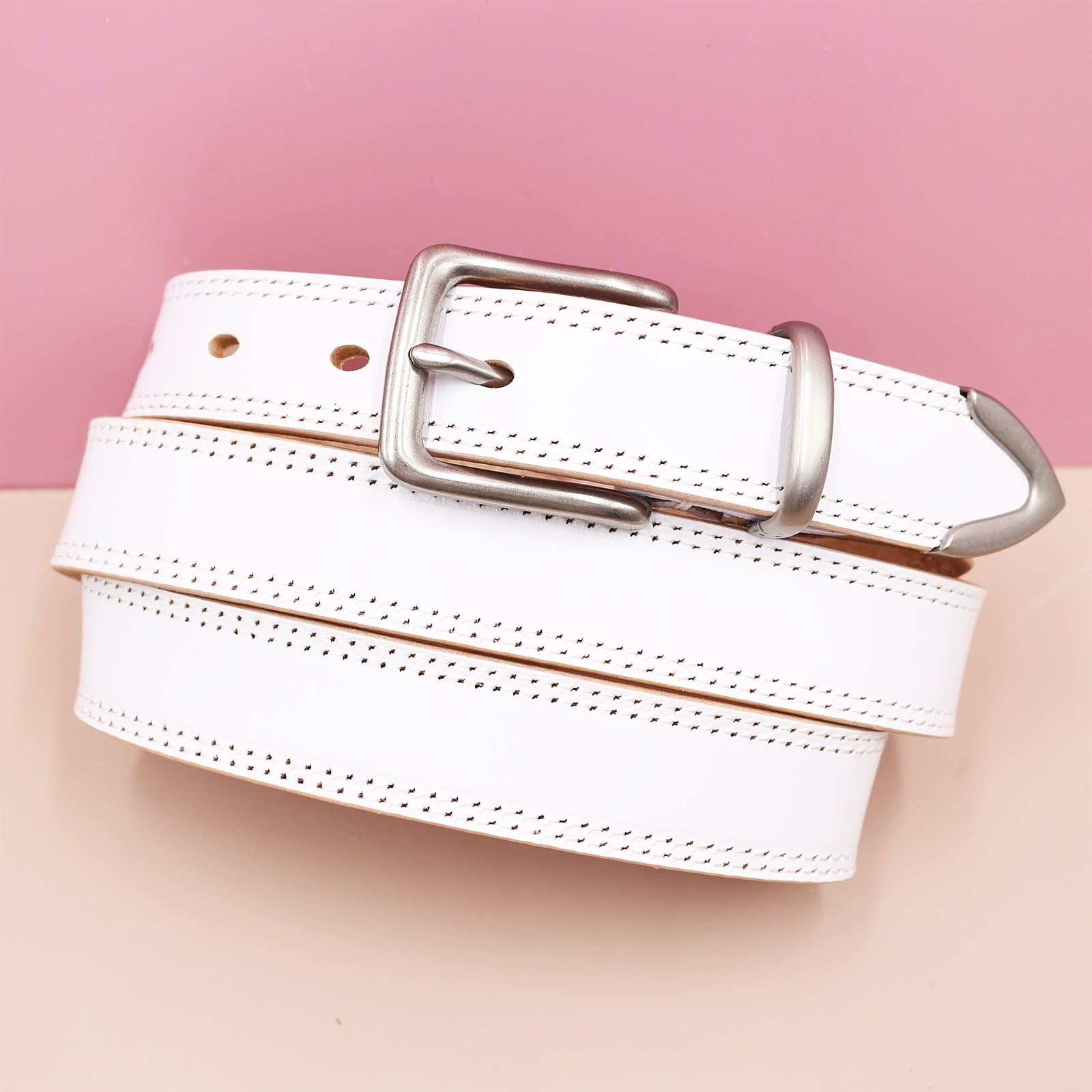Ceinture à Boucle Classique en Cuir pour Femme Florine — visuel 4